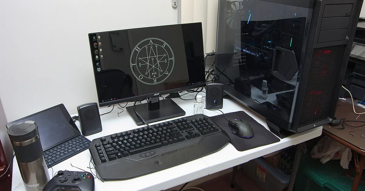 Gaming pc setup fps