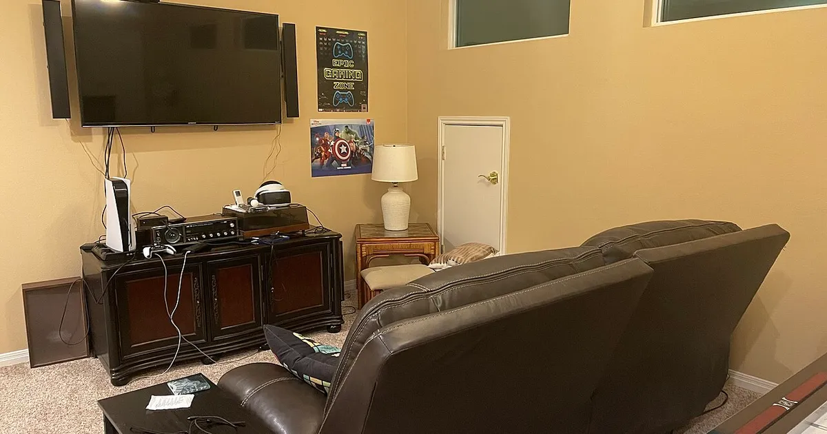 Gaming room layout planning