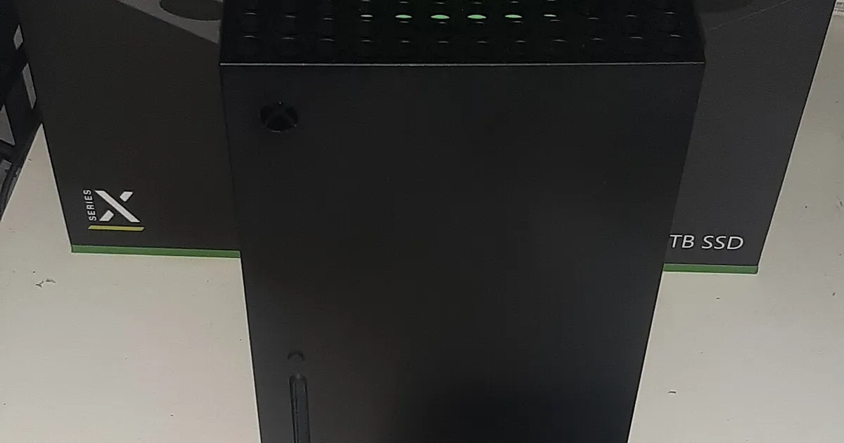 Xbox series x console